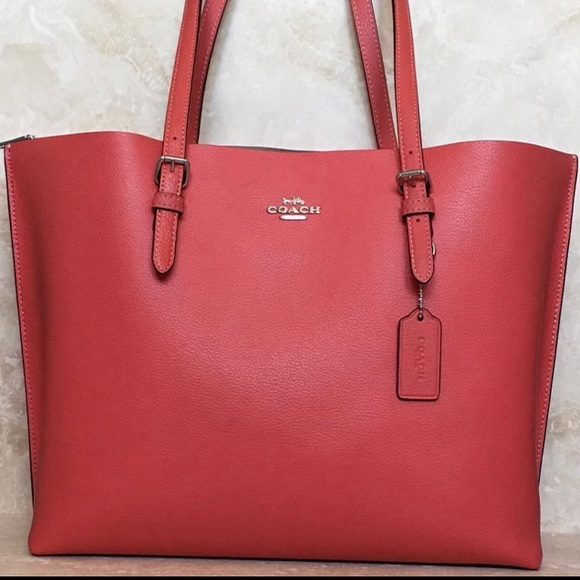 Coach Large Mollie Tote 1671 Tangerine MSRP $378 - Picture 8 of 8